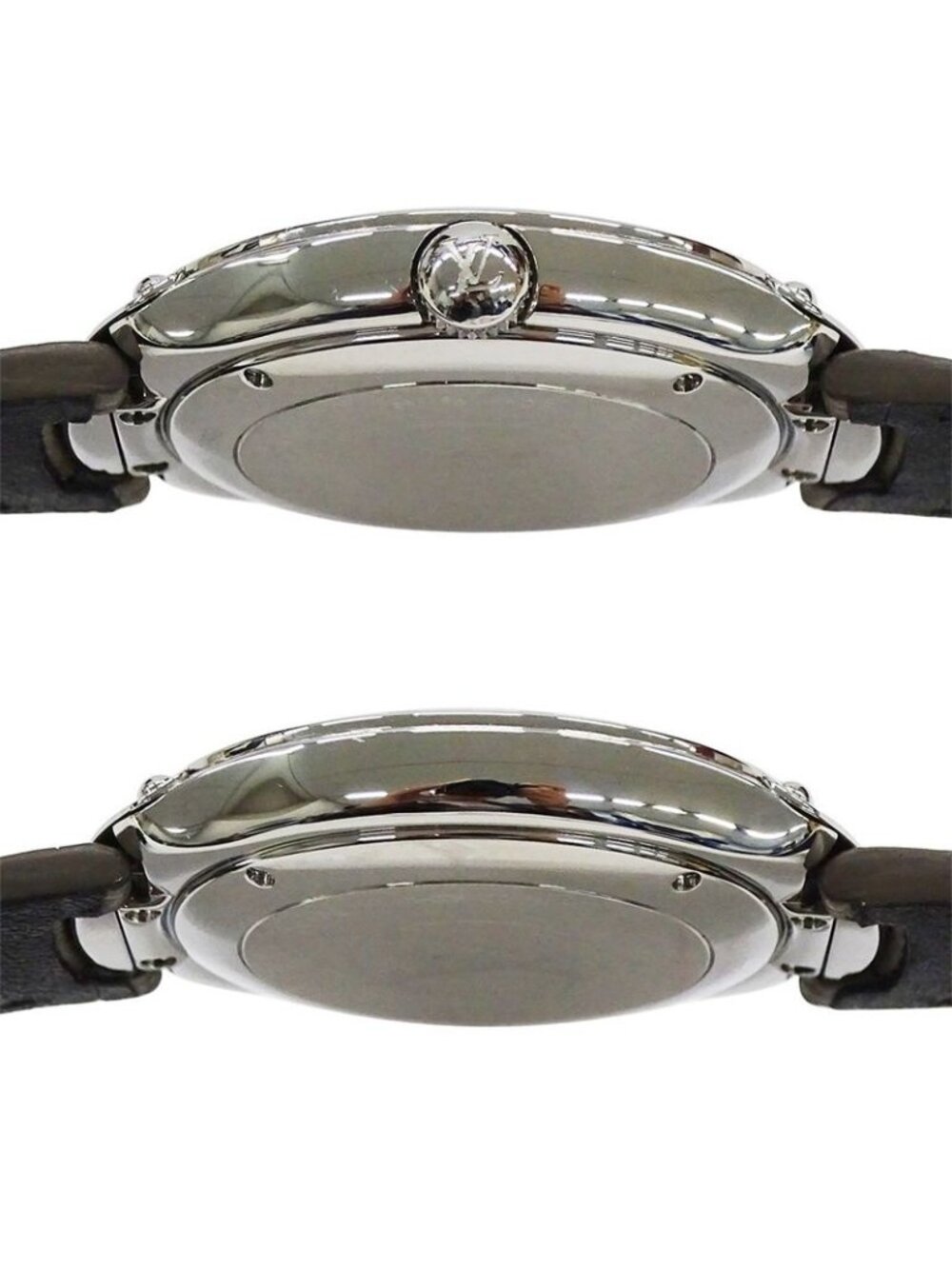 Louis Vuitton Watch Fifty Five Automatic Winding at Stainless Steel Leather - Picture 3 of 15